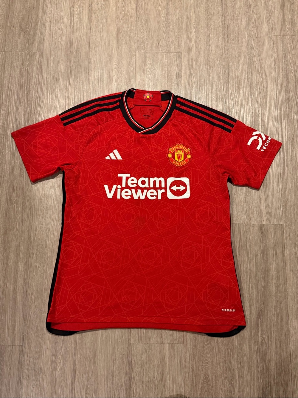 2023 2024 Home Manchester United Football Shirt Soccer Jersey ADIDAS IP1726 Sz L